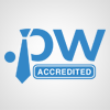 Domain Name .pw Logo .pw domain
